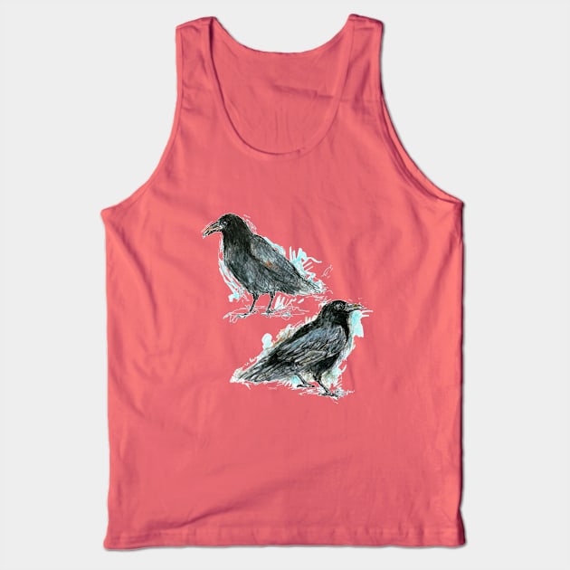 Ravens Tank Top by FanitsaArt